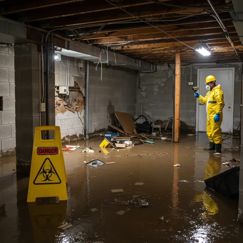 Flooded Basement Electrical Hazard in Manchester Center, VT Property